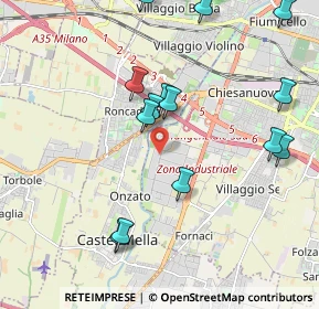 Mappa Via G. Di Vittorio, 25125 Brescia BS, Italia (2.18143)