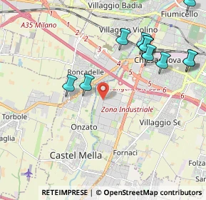 Mappa Via G. Di Vittorio, 25125 Brescia BS, Italia (2.3475)