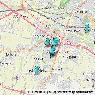 Mappa Via G. Di Vittorio, 25125 Brescia BS, Italia (2.06167)