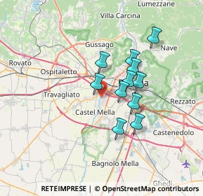 Mappa Via G. Di Vittorio, 25125 Brescia BS, Italia (5.23636)