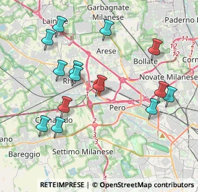 Mappa Via Lelio Basso, 20016 Pero MI, Italia (4.05571)