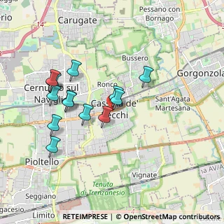 Mappa Via Cardinal Ferrari, 20060 Cassina De' Pecchi MI, Italia (1.75429)