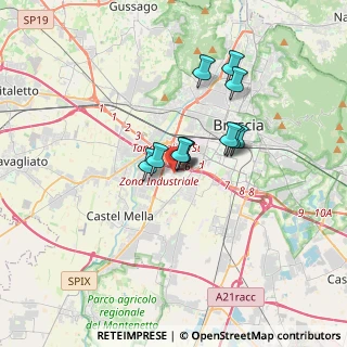Mappa Via Filande, 25125 Brescia BS, Italia (2.32182)
