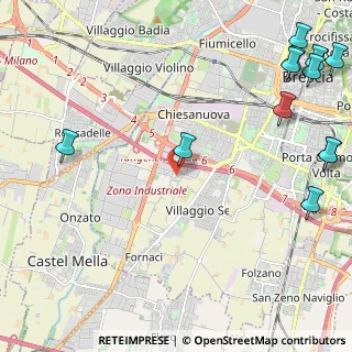 Mappa Via Filande, 25125 Brescia BS, Italia (3.32083)