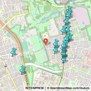 Mappa Via dei Conti Biglia, 20162 Milano MI, Italia (0.572)