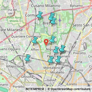 Mappa Via dei Conti Biglia, 20162 Milano MI, Italia (1.76583)