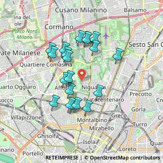 Mappa Via dei Conti Biglia, 20162 Milano MI, Italia (1.6315)