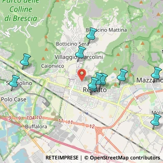Mappa Via B. Castelli, 25086 Rezzato BS, Italia (2.15545)