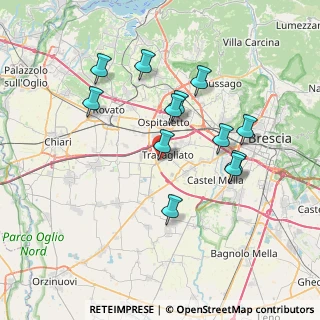 Mappa Via Risorgimento d'Italia, 25039 Travagliato BS, Italia (6.84667)
