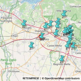 Mappa Via Risorgimento d'Italia, 25039 Travagliato BS, Italia (9.676)