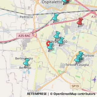 Mappa Via Risorgimento d'Italia, 25039 Travagliato BS, Italia (2.61)