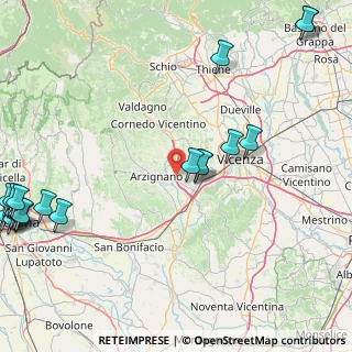 Mappa Via San Marco, 36075 Montecchio Maggiore VI, Italia (25.60789)