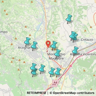 Mappa Via San Marco, 36075 Montecchio Maggiore VI, Italia (4.31538)