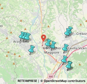 Mappa Via San Marco, 36075 Montecchio Maggiore VI, Italia (4.0825)