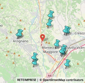 Mappa Via San Marco, 36075 Montecchio Maggiore VI, Italia (4.25692)