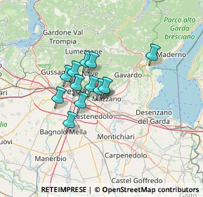 Mappa Via XX Settembre, 25086 Rezzato BS, Italia (9.24333)