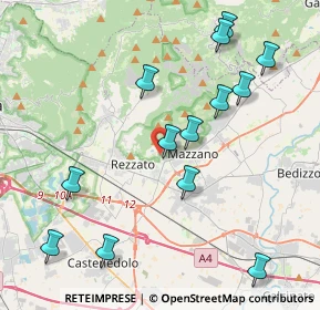 Mappa Via XX Settembre, 25086 Rezzato BS, Italia (4.52923)