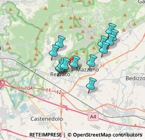 Mappa Via XX Settembre, 25086 Rezzato BS, Italia (2.645)