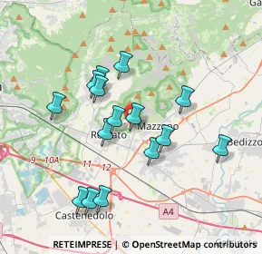 Mappa Via XX Settembre, 25086 Rezzato BS, Italia (3.368)