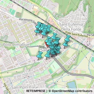 Mappa Via Emilio Rizzi, 25135 Brescia BS, Italia (0.27143)