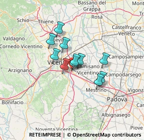 Mappa Via Udine, 36040 Torri di Quartesolo VI, Italia (8.46636)
