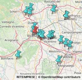 Mappa Via Udine, 36040 Torri di Quartesolo VI, Italia (13.934)