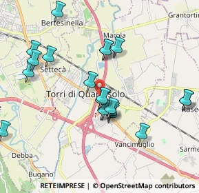 Mappa Via Udine, 36040 Torri di Quartesolo VI, Italia (1.9305)