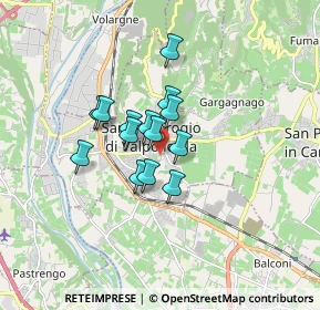 Mappa Via Alessandro Volta, 37015 Sant'Ambrogio di Valpolicella VR, Italia (1.09286)