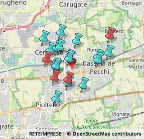 Mappa Via Giuseppe di Vittorio, 20063 Cernusco sul Naviglio MI, Italia (1.336)