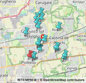 Mappa Via Giuseppe di Vittorio, 20063 Cernusco sul Naviglio MI, Italia (1.60111)