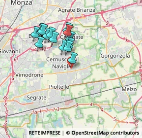 Mappa Via Giuseppe di Vittorio, 20063 Cernusco sul Naviglio MI, Italia (3.24)