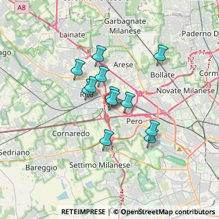 Mappa Piazza Roma, 20016 Pero MI, Italia (2.57167)