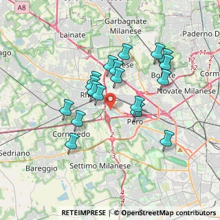 Mappa Piazza Roma, 20016 Pero MI, Italia (3.16389)