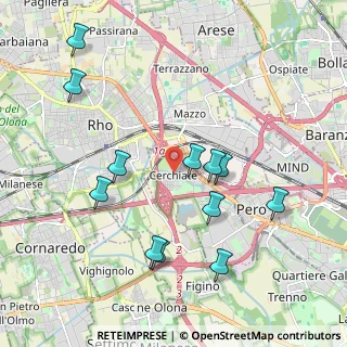 Mappa Piazza Roma, 20016 Pero MI, Italia (2.0825)
