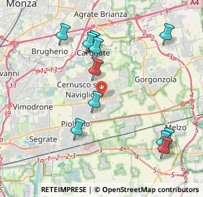 Mappa Via Giacomo Puccini, 20051 Cassina de' Pecchi MI, Italia (4.25545)