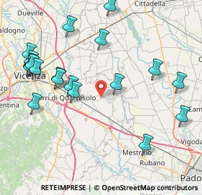 Mappa Viale Magellano, 36043 Camisano Vicentino VI, Italia (9.639)