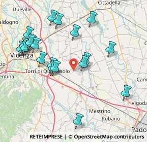 Mappa Viale Magellano, 36043 Camisano Vicentino VI, Italia (8.5425)
