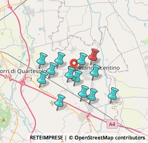 Mappa Viale Magellano, 36043 Camisano Vicentino VI, Italia (2.80308)