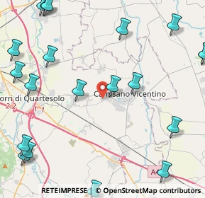 Mappa Viale Magellano, 36043 Camisano Vicentino VI, Italia (6.2405)