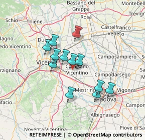 Mappa Viale Magellano, 36043 Camisano Vicentino VI, Italia (10.7775)
