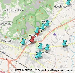 Mappa Via Angelo Inganni, 25080 Mazzano BS, Italia (1.87923)