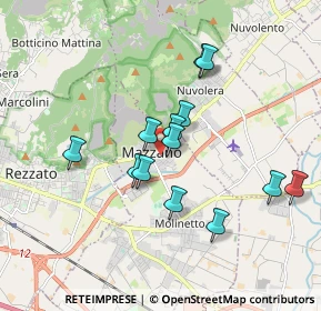 Mappa Via Angelo Inganni, 25080 Mazzano BS, Italia (1.55462)
