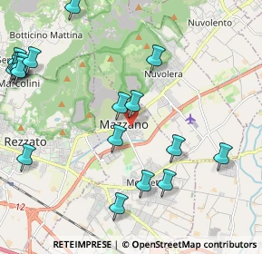 Mappa Via Angelo Inganni, 25080 Mazzano BS, Italia (2.66444)