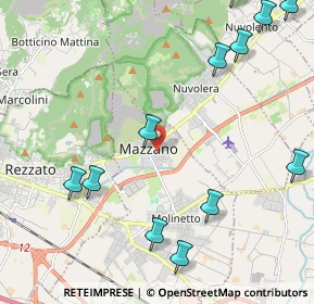 Mappa Via Angelo Inganni, 25080 Mazzano BS, Italia (2.79083)