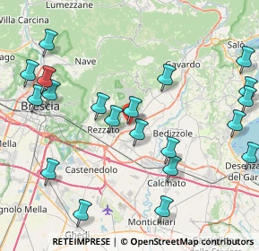 Mappa Via Angelo Inganni, 25080 Mazzano BS, Italia (9.839)