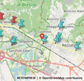 Mappa Viale Sant'eufemia, 25135 Brescia BS, Italia (2.50273)