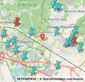 Mappa Viale Sant'eufemia, 25135 Brescia BS, Italia (2.735)