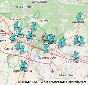 Mappa Viale Sant'eufemia, 25135 Brescia BS, Italia (8.4735)