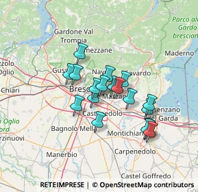 Mappa Viale Sant'eufemia, 25135 Brescia BS, Italia (10.14111)