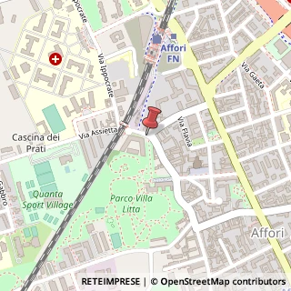 Mappa Via Michele Novaro,  25, 20161 Milano, Milano (Lombardia)